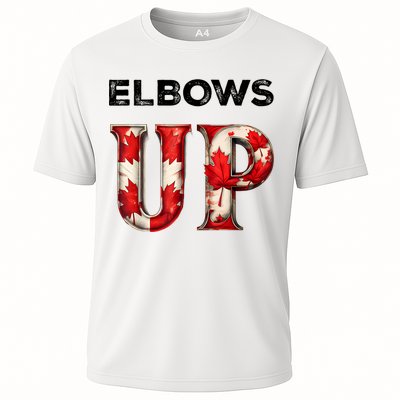 Elbows Up Proud Canadians Against Tariffs Performance Shirt