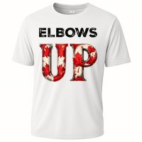 Elbows Up Proud Canadians Against Tariffs Cooling Performance Crew T-Shirt