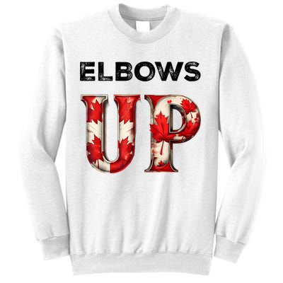 Elbows Up Proud Canadians Against Tariffs Sweatshirt