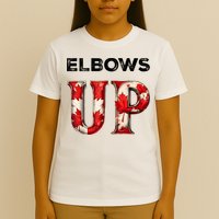Elbows Up Proud Canadians Against Tariffs T-Shirt