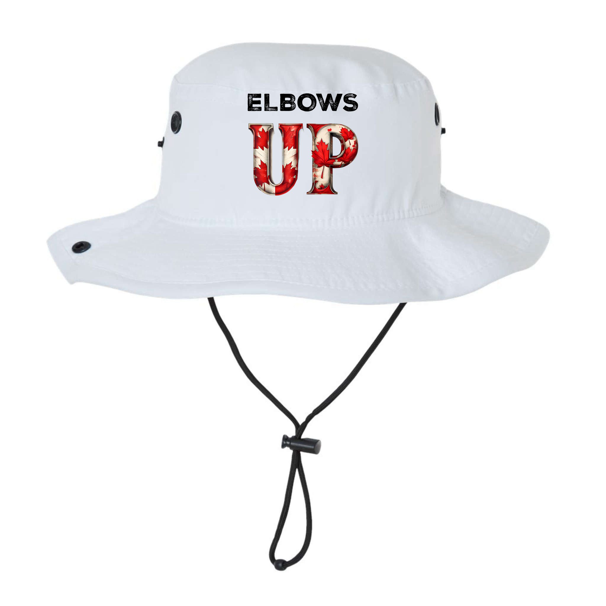 Elbows Up Proud Canadians Against Tariffs Bucket Hat