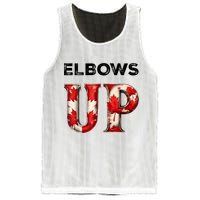 Elbows Up Proud Canadians Against Tariffs Mesh Reversible Basketball Jersey Tank