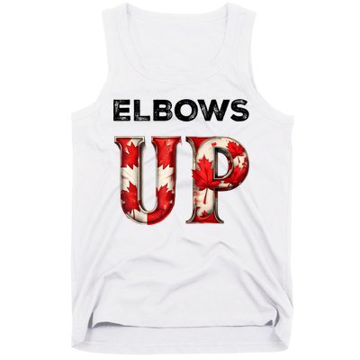 Elbows Up Proud Canadians Against Tariffs Tank Top