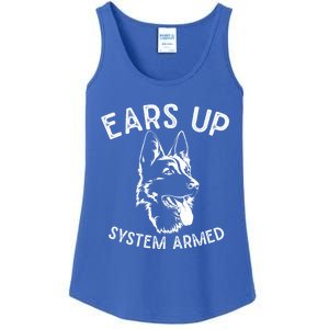 Ears Up System Armed Dog Lover Gift Animal Ger Shepherd Meaningful Gift Ladies Essential Tank