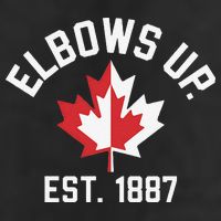 Elbows Up Strong Canada Est 1867 Proud Canadian 7 Panel Mesh Trucker Snapback Hat