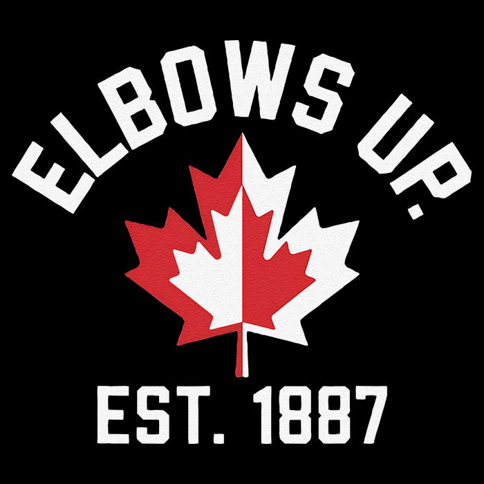 Elbows Up Strong Canada Est 1867 Proud Canadian City Backpack