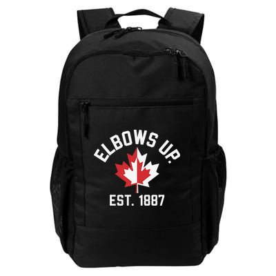 Elbows Up Strong Canada Est 1867 Proud Canadian Backpack