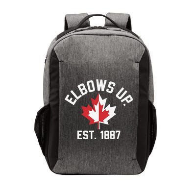 Elbows Up Strong Canada Est 1867 Proud Canadian Vector Backpack