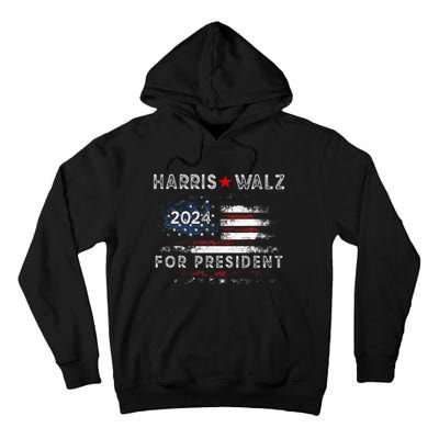 Election Usa Waltz Tall Hoodie