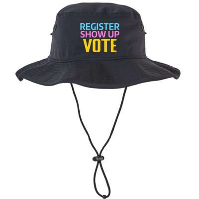 Election Voters 2024 Register Show Up Vote Bucket Hat