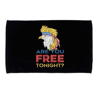 Eagle Vintage 4th Of July You Free Tonight Cool Gift Microfiber Hand Towel