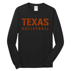 Exas Volleyball Block Style Tall Long Sleeve T-Shirt