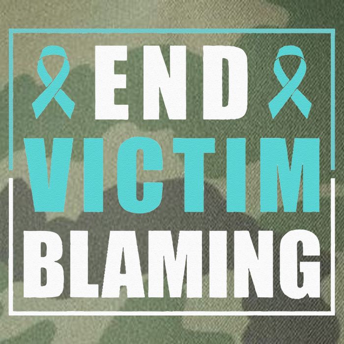 End Victim Blaming Sexual Assault Awareness Ribbon Legacy Tie Dye Trucker Hat