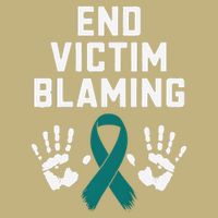 End Victim Blaming Funny Sexual Assault Awareness Month Cooling Performance Crew T-Shirt