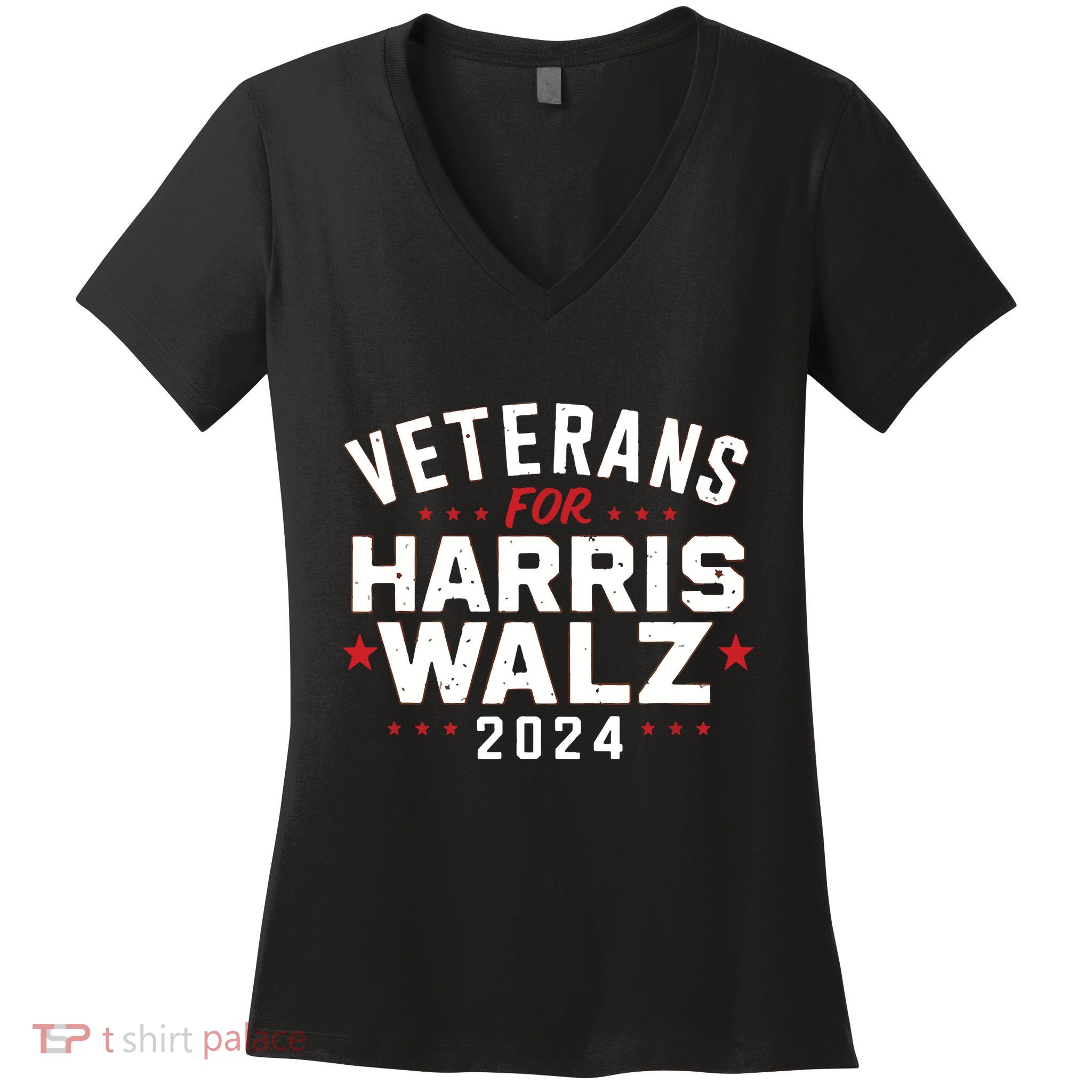 Election Vote Blue Democrat Women's V-Neck T-Shirt