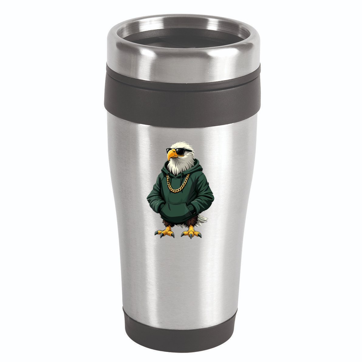 Eagle Vintage Cool Bird In Sunglasses 16oz Travel Tumbler