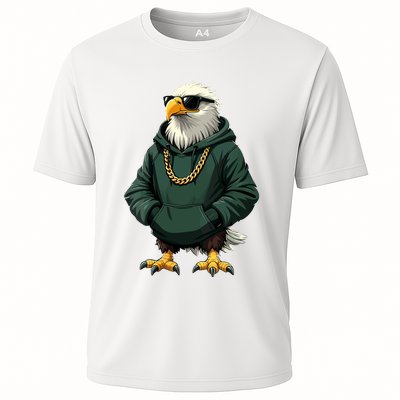 Eagle Vintage Cool Bird In Sunglasses Performance Shirt