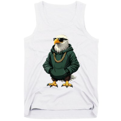 Eagle Vintage Cool Bird In Sunglasses Tank Top