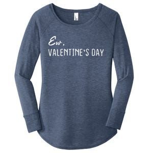 Ew Valentine's Day Gift Women's Perfect Tri Tunic Long Sleeve Shirt