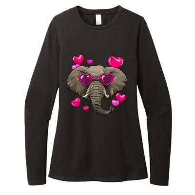 Elephant Valentines Day Zoo Safari Keeper Animal Wildlife Gift Womens CVC Long Sleeve Shirt