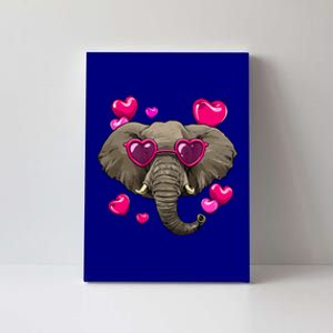 Elephant Valentines Day Zoo Safari Keeper Animal Wildlife Gift Canvas