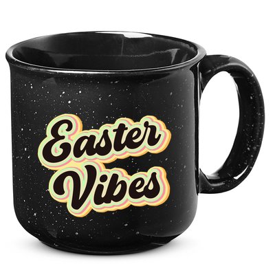 Easter Vibes Easter Mood Party Retro 15oz Campfire Ceramic Mug