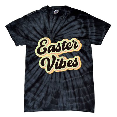 Easter Vibes Easter Mood Party Retro Tie-Dye T-Shirt
