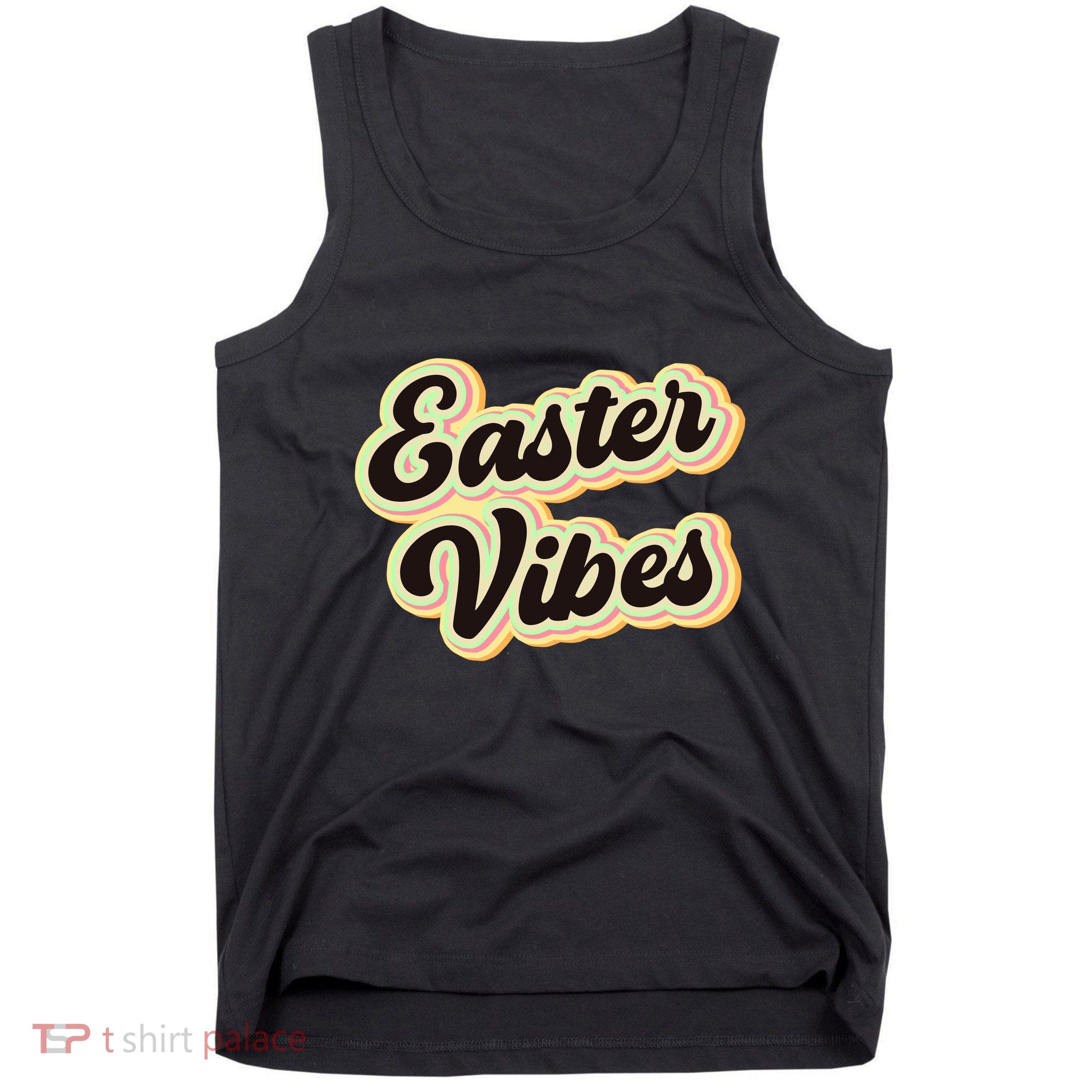 Easter Vibes Easter Mood Party Retro Tank Top