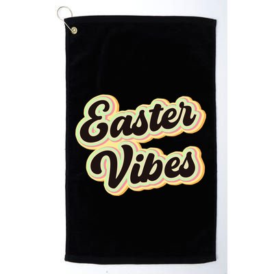 Easter Vibes Easter Mood Party Retro Golf Towel