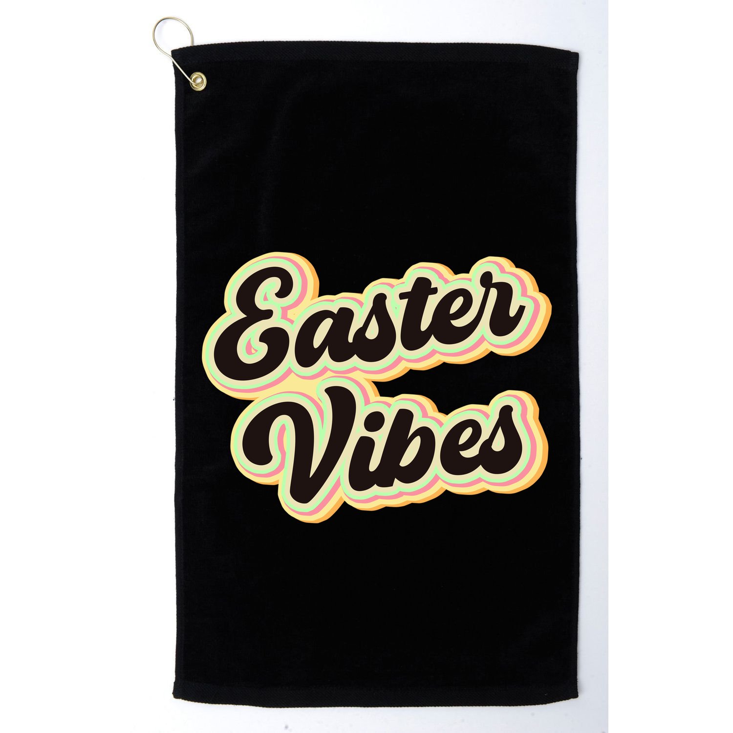 Easter Vibes Easter Mood Party Retro Golf Towel