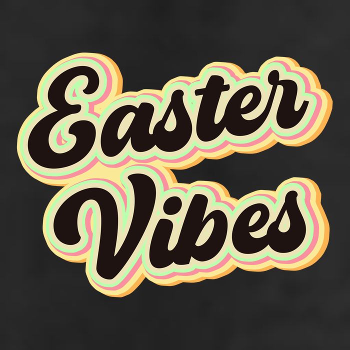 Easter Vibes Easter Mood Party Retro Microfiber Hand Towel