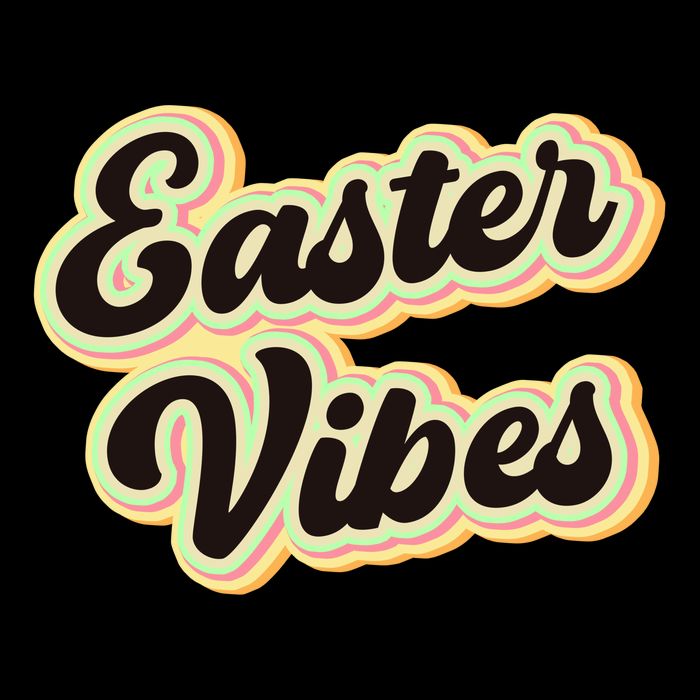 Easter Vibes Easter Mood Party Retro Full Zip Hoodie