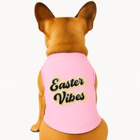 Easter Vibes Easter Mood Party Retro Doggie Tank