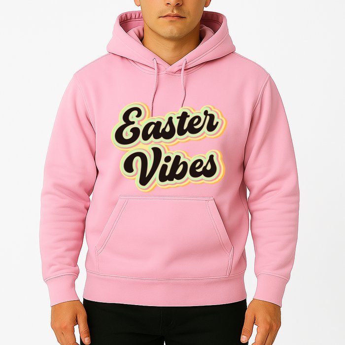 Easter Vibes Easter Mood Party Retro Hoodie