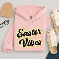 Easter Vibes Easter Mood Party Retro Hoodie