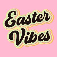 Easter Vibes Easter Mood Party Retro Hoodie