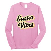 Easter Vibes Easter Mood Party Retro Long Sleeve Shirt