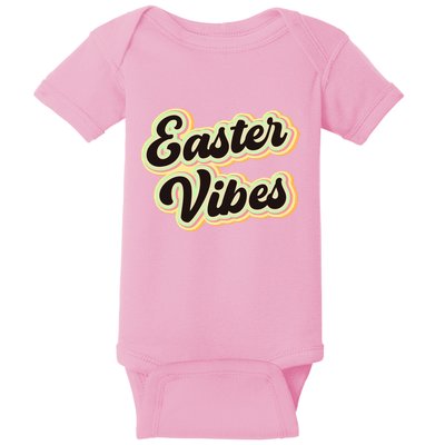 Easter Vibes Easter Mood Party Retro Baby Bodysuit