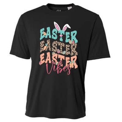 Easter Vibes Easter Bunny Funny Easter Squad Easter Day Family Matching Cooling Performance Crew T-Shirt