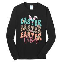 Easter Vibes Easter Bunny Funny Easter Squad Easter Day Family Matching Tall Long Sleeve T-Shirt