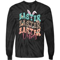 Easter Vibes Easter Bunny Funny Easter Squad Easter Day Family Matching Tie-Dye Long Sleeve Shirt