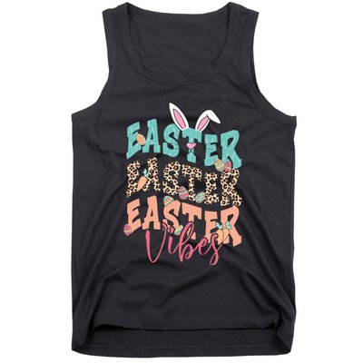 Easter Vibes Easter Bunny Funny Easter Squad Easter Day Family Matching Tank Top