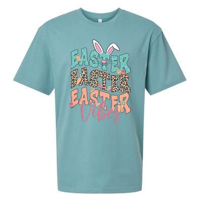 Easter Vibes Easter Bunny Funny Easter Squad Easter Day Family Matching Sueded Cloud Jersey T-Shirt