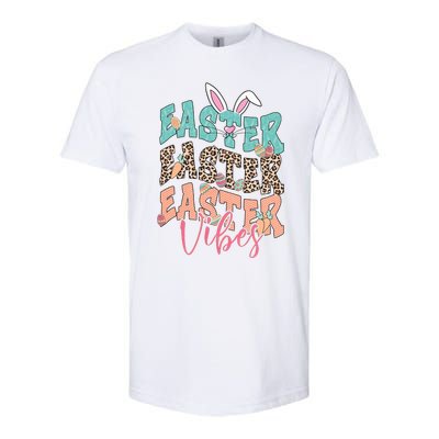 Easter Vibes Easter Bunny Funny Easter Squad Easter Day Family Matching Softstyle CVC T-Shirt