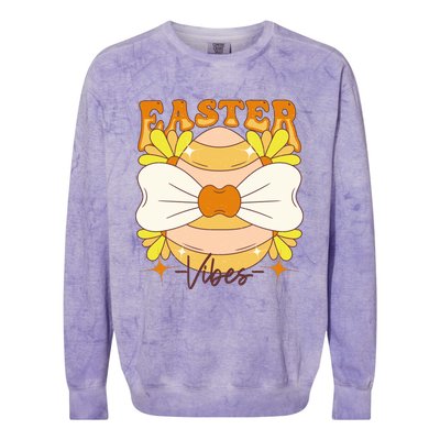 Easter Vibes Colorblast Crewneck Sweatshirt