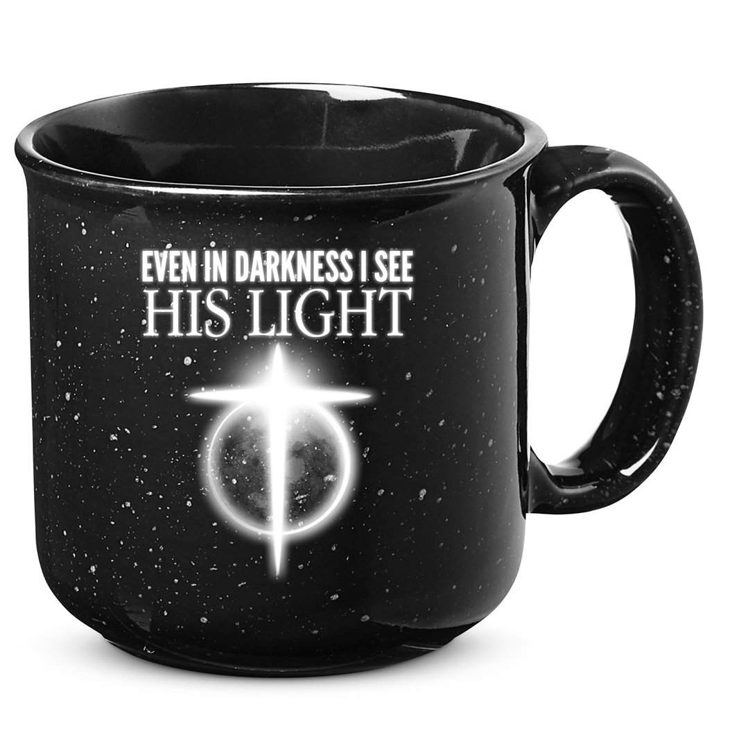 Even In Darkness I See His Light 15oz Campfire Ceramic Mug