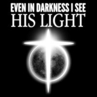 Even In Darkness I See His Light Drawstring Bag