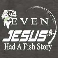 Even Jesus Had A Fish Story Vector Backpack