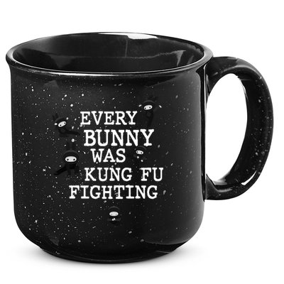 Every Bunny Was Kung Fu Fighting 15oz Campfire Ceramic Mug