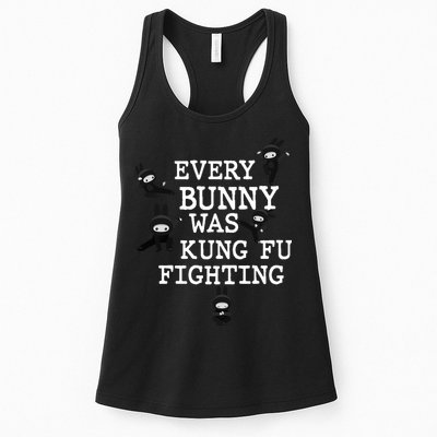 Every Bunny Was Kung Fu Fighting Womens Tank Top